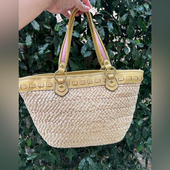 Coach Poppy 2010 Straw Appliqué tote bag - Picture 2 of 12